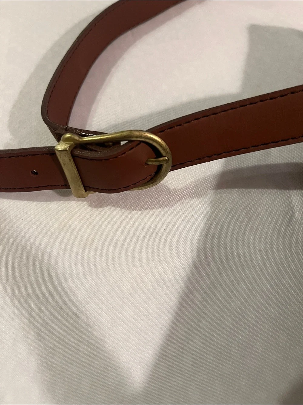 Vintage Coach Brown Leather Crossbody with Gold Turn-Lock 9790/ Classic 1980/